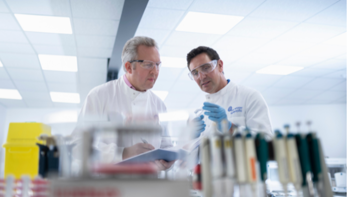 Microbiologists at Don Whitley Scientific