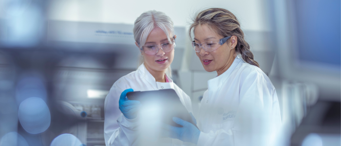 Two Microbiologist in the lab