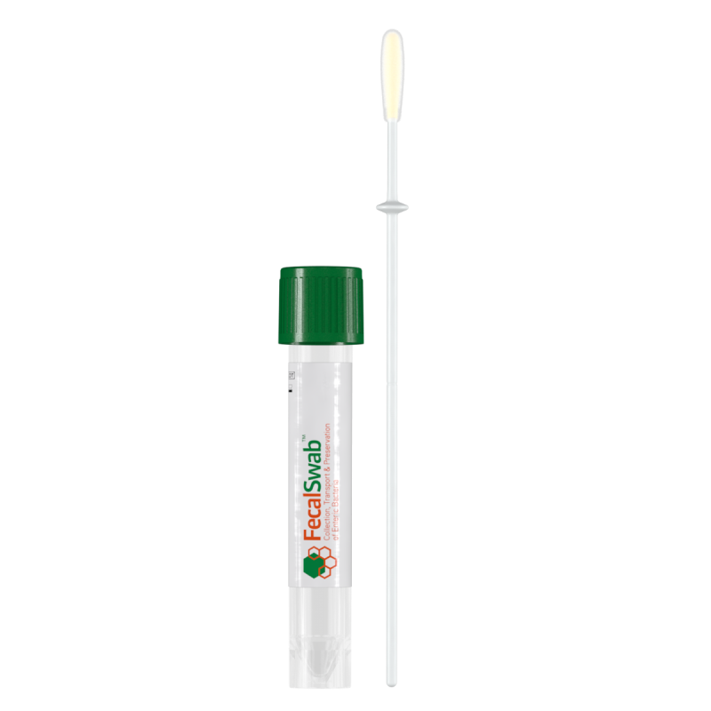 FecalSwab™ with Stopper and 2ml of modified Cary Blair Medium (SDW4E048S)