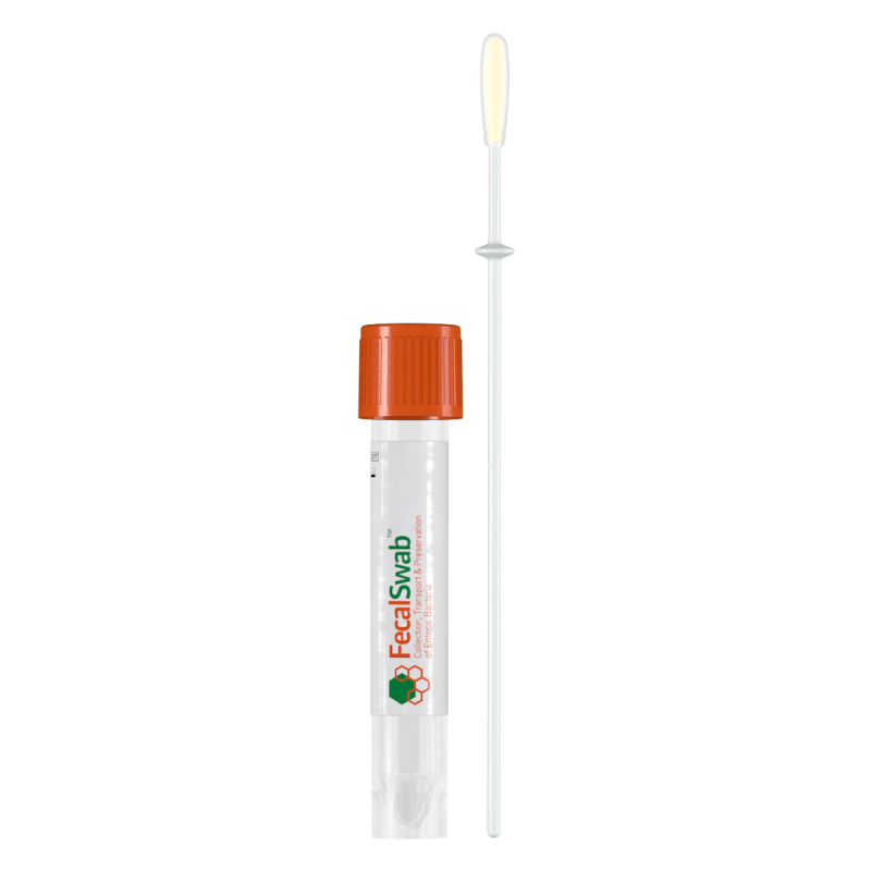 FecalSwab™ with Stopper and 2ml of modified Cary Blair Medium (SDW4E049S)